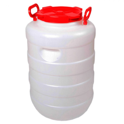 Радиан Бочка 50 л. Дачная круглая белая 4607168315371