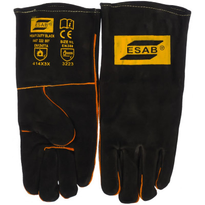 Спилковые краги ESAB Heavy Duty BLACK 700500429