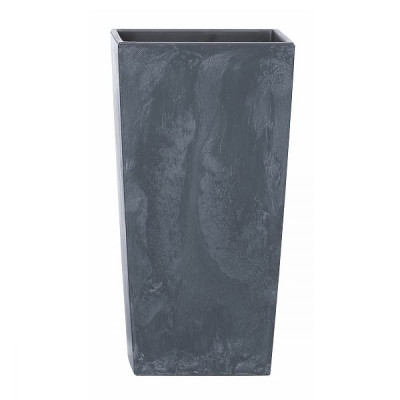 Prosperplast Кашпо для цветов URBI SQUARE EFFECT антрацит DURS325E-S433