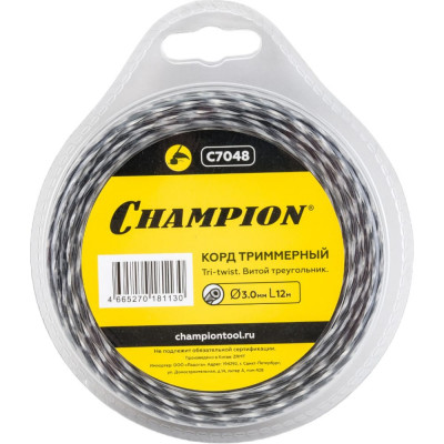 Триммерный корд Champion Tri-twist C7048