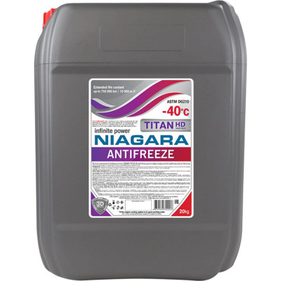 Низкозамерзающая антифриз NIAGARA TITAN HD-40 1001033013