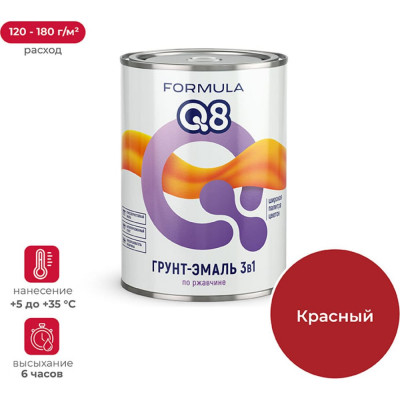 Грунт-эмаль по ржавчине ПРЕСТИЖ FORMULA Q8 52033