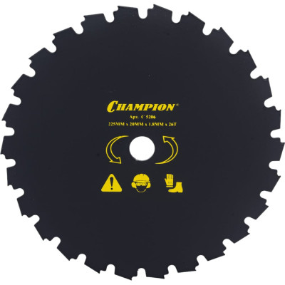 Champion Нож с долотообразными зубцами 26/225/20 C5206