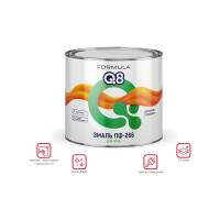 ПРЕСТИЖ ЭМАЛЬ ПФ-266 КРАСНО-КОРИЧНЕВАЯ 1,9 КГ 6 FORMULA Q8 48941