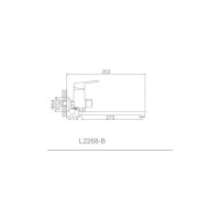 Смеситель для ванны Ledeme L2268-В 806241