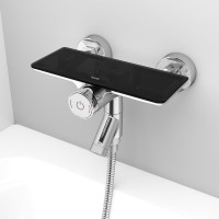 IDDIS Смеситель для ванны с управлением Push Control, Shelfy, SHESBBTi02WA