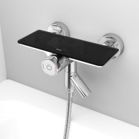 IDDIS Смеситель для ванны с управлением Push Control, Shelfy, SHESBBTi02WA
