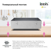 Мойка IDDIS Edifice EDI74S0i77