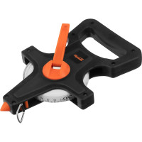 Геодезическая рулетка  лента ПВХ, открытый корпус (20 м х 10 мм) SPARTA 314305