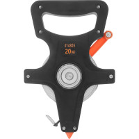 Геодезическая рулетка  лента ПВХ, открытый корпус (20 м х 10 мм) SPARTA 314305