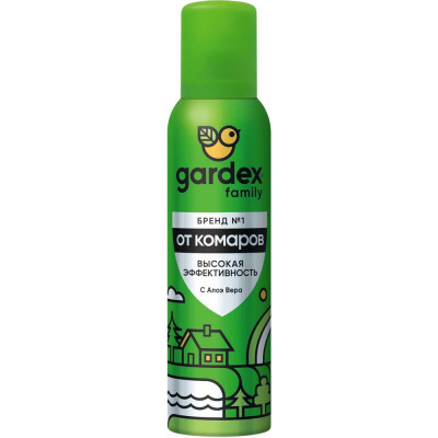 Аэрозоль-репеллент от комаров (150 мл) Gardex Family 0129 0155