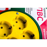 Силовой удлинитель ТМ Союз 4 гнезда, заземление 20м 481S-3402