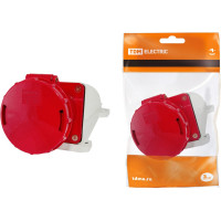 Стационарная розетка 145 TDM ELECTRIC 3Р+РЕ+N 125А 380В IP54 SQ0602-0009