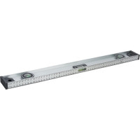 Алюминиевый уровень 2 глазка + 1 поворотный, 600 мм SANTOOL Рельс 050241-060