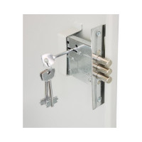 Настенный антивандальный шкаф 9U серый NETLAN EC-WS-096045-GY