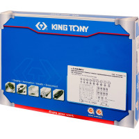 Набор торцевых головок с принадлежностями (3/8", ложемент, 44 предмета) KING TONY 9-3544MRV