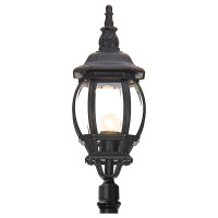 Садово-парковый светильник, столб 100W E27 230V, черный FERON 8111 11212