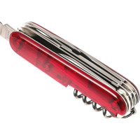 Швейцарский нож Victorinox Huntsman полупрозрачный красный 1.3713.T