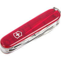 Швейцарский нож Victorinox Huntsman полупрозрачный красный 1.3713.T