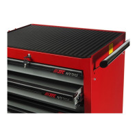 Тележка инструментальная (7 секций, красная, на колесах) JTC 3931C