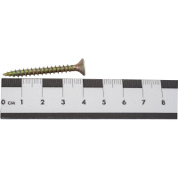 Шуруп, жёлтый цинк Крепежная техника 4,5х40 500шт 431364 БК