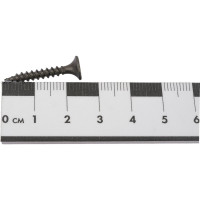 Саморез Качественный Крепеж 3,5х25 потай, частая резьба, оксид 1 500 шт 1000391 КЧ