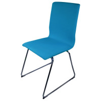 Чехол на мебель ГЕЛЕОС 704 для компьютерного кресла, стула, светло-синий ГЧ00704