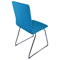 Чехол на мебель ГЕЛЕОС 704 для компьютерного кресла, стула, светло-синий ГЧ00704