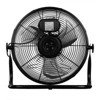 Полупромышленный напольный вентилятор RIX NPSF-8000B, 90Вт, цвет черный, металл 47460