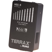 Набор сверл по металлу (25 шт; 1-13 мм; HSS-R) Terrax by RUKO A205211
