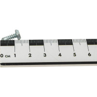 Саморезы ВИРТУОЗ 3,8х 11 мм, полуцилиндрическая головка, сверло, цинк 500 шт 280-22059