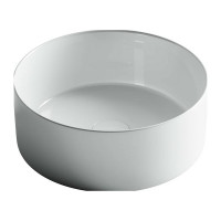 Умывальник чаша Ceramicanova Element накладная, круглая 358х358х137 мм CN6032