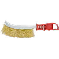 Щётка проволочная NORM 230x120 мм с пластиковой ручкой HP-967