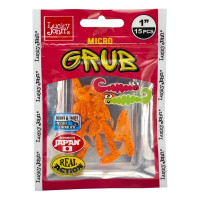 Съедобные искусственные твистеры LUCKY JOHN LJ Pro Series MICRO GRUB 1,0in, цвет 036, 15шт. 140159-036