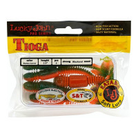 Съедобные искусственные виброхвосты LUCKY JOHN LJ Pro Series TIOGA 3.9in, цвет T56, 5шт. 140104-T56