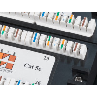 Патч-панель Cabeus 2U, 48 портов, RJ-45, категория 5e, PL-48-Cat.5e-Dual