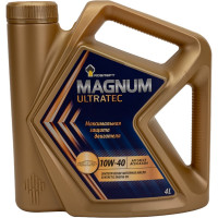 Моторное масло РОСНЕФТЬ Magnum Ultratec 10W-40 SN-CF синт. кан. 4 л 40814942