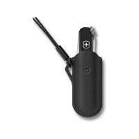 Кожаный чехол для ножей Victorinox Dark Illusion Classic Colors 58 мм, чёрный 4.0670.3