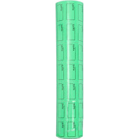 Самоклеящиеся ценники Calligrata набор из 7 роликов, в 1ролике 120шт, 20х30мм зеленые 2875743