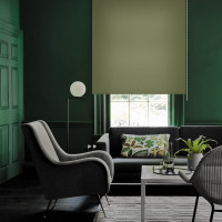 Рулонная штора PRAKTO Shantung 90х150см оливковый 7793772