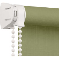 Рулонная штора PRAKTO Shantung 90х150см оливковый 7793772