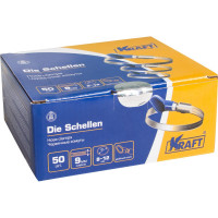 Хомут с ключом KRAFT 8-12 мм, уп. 50 шт. KT 880500