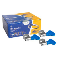 Хомут с ключом KRAFT 8-12 мм, уп. 50 шт. KT 880500