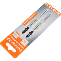 Пилки по алюминию для лобзика T127D (2 шт; 100х75 мм; HSS; шаг 3 мм) BOHRER 37401274