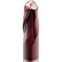 Фреза СпецТехИнструмент концевая монолит твердосплавная сферическая 10x75 мм E550MAX D10-BN5.0-L75-T2-TiAlN-HRC55A