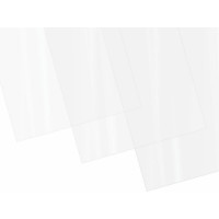 Пластиковые обложки для переплета BRAUBERG А4, комплект 100 шт, 250 мкм, прозрачные 532162