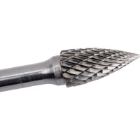 Борфреза твердосплавная гиперболическая с заострённой головкой тип GSPG ROTORICA G1020X06