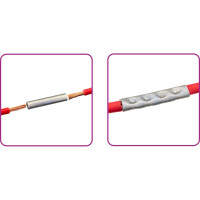 Кабельная медная луженая гильза duwi под опрессовку ГМЛ-6-4, 10 шт./упаковка, 26782 9