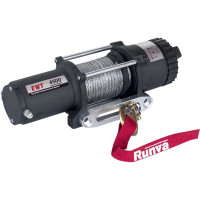 Электрическая лебёдка RUNVA 12V 4500A lbs синтетический трос EWT4500ASR
