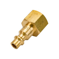 Быстроразъемное соединение D ISO 6150 B (рапид "папа" - внутренняя резьба 3/8"; латунь) TITAN LOCK TL3DM-B